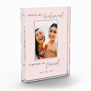Vandaag mijn Bridesmaid voor mijn vriend Blush Fot Fotoblokken