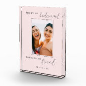 Vandaag mijn Bridesmaid voor mijn vriend Blush Fot Fotoblokken (Rechts)