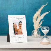 Vandaag mijn Bridesmaid voor mijn vrienden Foto Fotoplaat (Zijkant)