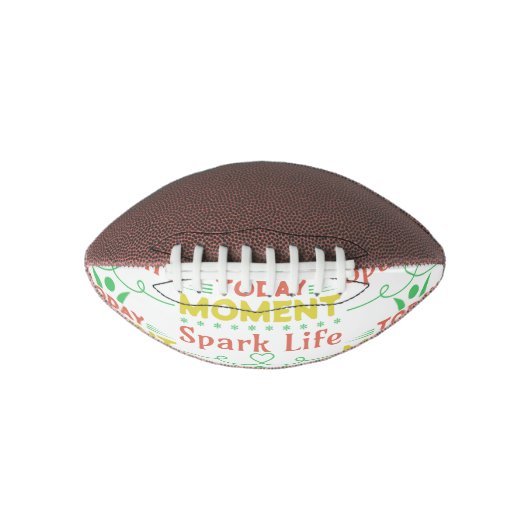 Vandaag moment, Spark Life Canvas tas American Football (Voorkant)