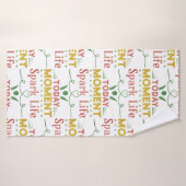 Vandaag moment, Spark Life Canvas tas Badhanddoek (Badhanddoek)