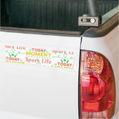Vandaag moment, Spark Life Canvas tas Bumpersticker (Op Truck)