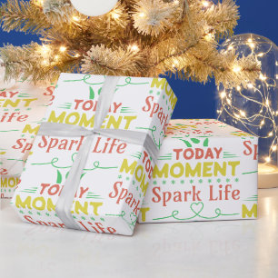 Vandaag moment, Spark Life Canvas tas Cadeaupapier