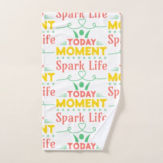 Vandaag moment, Spark Life Canvas tas Handdoek (Handdoek)