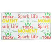 Vandaag moment, Spark Life Canvas tas Kussensloop (Voorkant-Rechts)