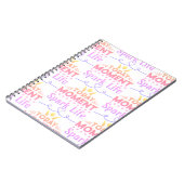 Vandaag moment, Spark Life Canvas tas Notitieboek (Linkerzijde)