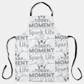 Vandaag moment, Spark Life Canvas tas Schort (Voorkant)