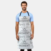 Vandaag moment, Spark Life Canvas tas Schort (Gedragen)