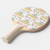 Vandaag moment, Spark Life Canvas tas Tafeltennisbatje (Voorkant Gekanteld)