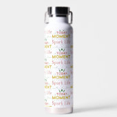 Vandaag moment, Spark Life Canvas tas Waterfles (Voorkant)