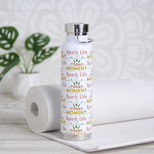 Vandaag moment, Spark Life Canvas tas Waterfles (Yoga)