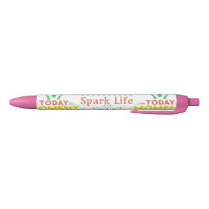 Vandaag moment, Spark Life Canvas tas Zwarte Inkt Pen