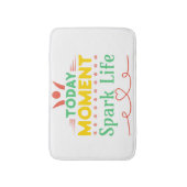Vandaag Moment, Vonk het leven Badmat (Voorkant Verticaal)