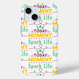 Vandaag Moment, Vonk het leven iPhone 15 Case