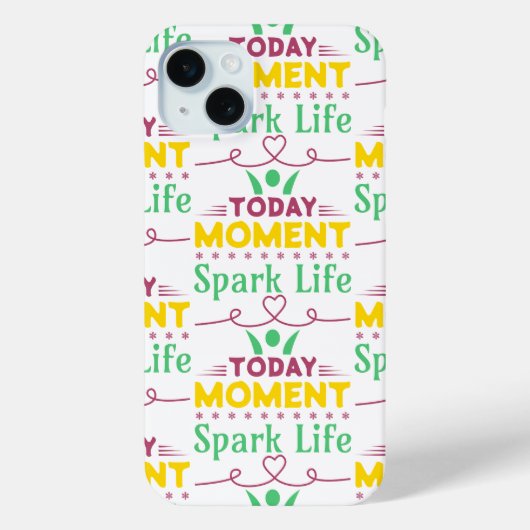 Vandaag Moment, Vonk het leven Case-Mate iPhone Case (Achterkant)