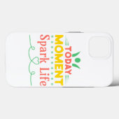 Vandaag Moment, Vonk het leven Case-Mate iPhone Case (Achterkant (horizontaal))