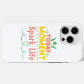 Vandaag Moment, Vonk het leven Case-Mate iPhone Case (Achterkant (horizontaal))