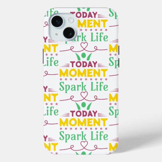 Vandaag Moment, Vonk het leven Case-Mate iPhone Case (Achterkant)