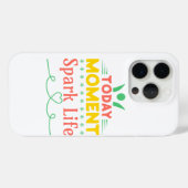 Vandaag Moment, Vonk het leven Case-Mate iPhone Case (Achterkant (horizontaal))