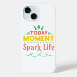 Vandaag Moment, Vonk het leven iPhone 15 Case