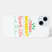 Vandaag Moment, Vonk het leven Case-Mate iPhone Case (Achterkant (horizontaal))