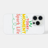 Vandaag Moment, Vonk het leven iPhone Hoesje (Achterkant horizontaal)