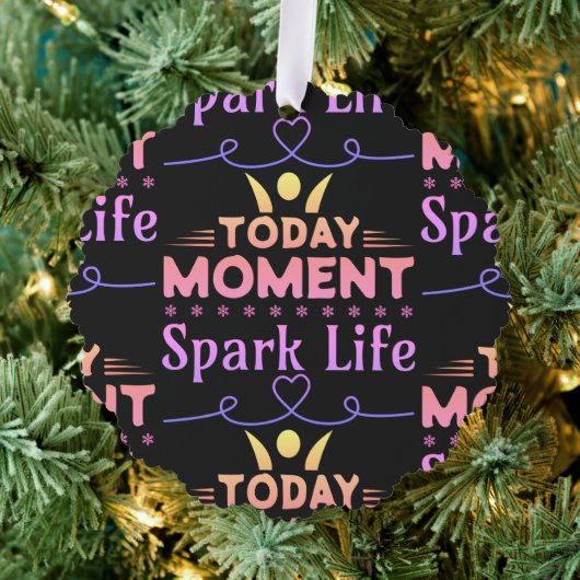 Vandaag Moment, Vonk het leven Ornament Kaart (Insitu (Drie))