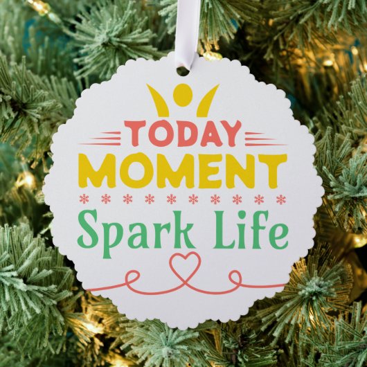 Vandaag Moment, Vonk het leven Ornament Kaart (Insitu (Drie))