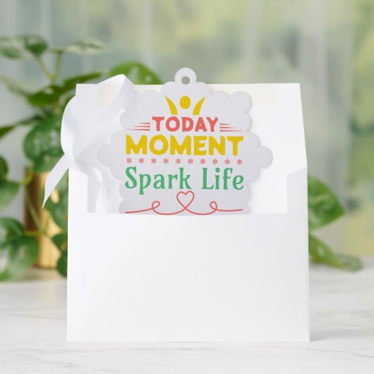 Vandaag Moment, Vonk het leven Ornament Kaart (Envelop)