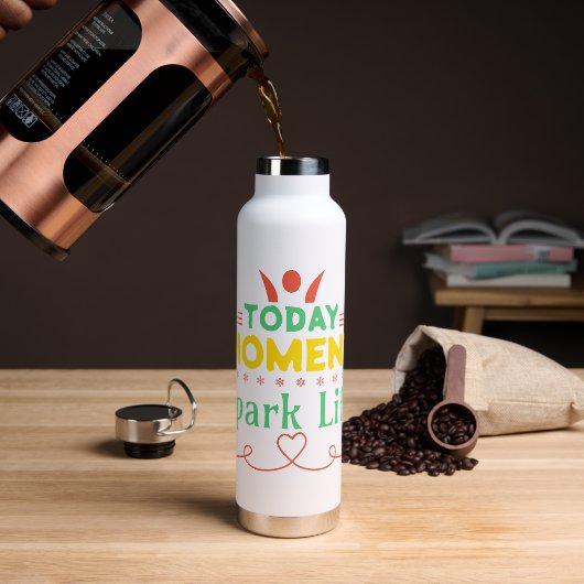 Vandaag Moment, Vonk het leven Waterfles (Koffie)