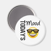 Vandaag Mood Emoticon Cool met tinten Magneet (Voorkant / Achterkant)