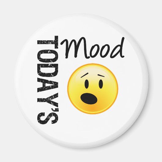 Vandaag Mood Emoticon OMG Magneet (Voorkant)