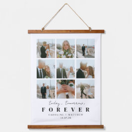 Vandaag, morgen, voor de dag van de bruiloft Foto  Hangend Wandkleed