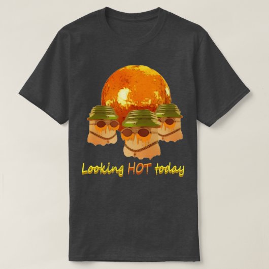 Vandaag naar HOE kijken T-shirt (Design voorkant)