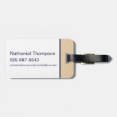 "Vandaag niet" Arya Stark vs. De nachtkoning Bagagelabel (Achterkant horizontaal)