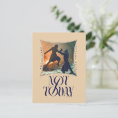 "Vandaag niet" Arya Stark vs. De nachtkoning Briefkaart (Staand voorkant)