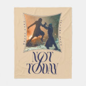 "Vandaag niet" Arya Stark vs. De nachtkoning Fleece Deken (Voorkant)