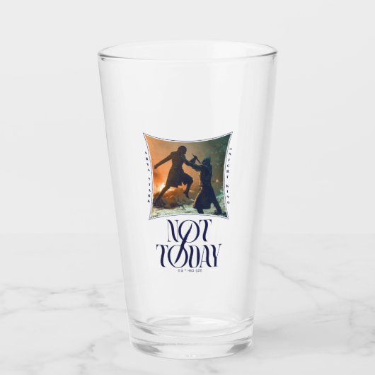 "Vandaag niet" Arya Stark vs. De nachtkoning Glas (Voorkant)