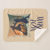 "Vandaag niet" Arya Stark vs. De nachtkoning Sherpa Deken (Voorkant (horizontaal))