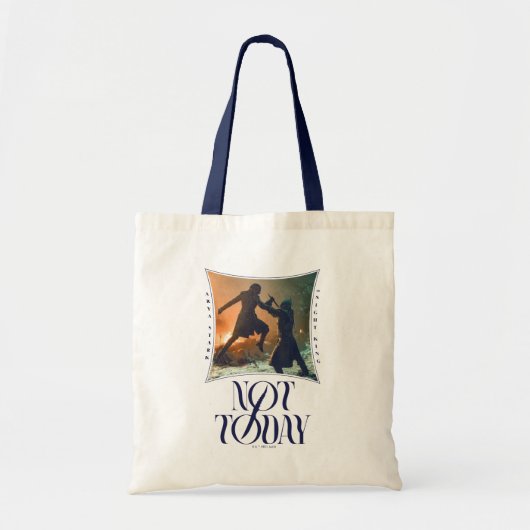 "Vandaag niet" Arya Stark vs. De nachtkoning Tote Bag (Voorkant)
