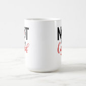 Vandaag niet Cupid anti-valentijn red hartbobpijl Koffiemok (Center)