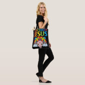 Vandaag niet Jezus Satan Goat Satanic Rainbow Sata Tote Bag (Op model)