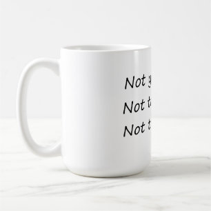 Vandaag niet, morgen wel grappig koffiemok
