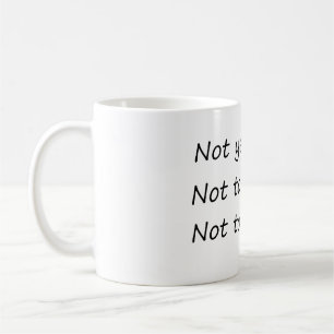 Vandaag niet, morgen wel grappig koffiemok
