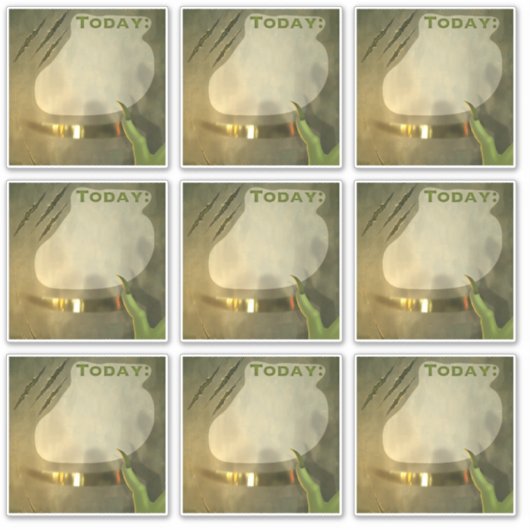 Vandaag Planner Stickers Scrapbook Groen (Voorkant)