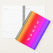 Vandaag Regenboog Kant Patroon Boho Planner (Display)