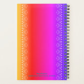 Vandaag Regenboog Kant Patroon Boho Planner (Achterkant)