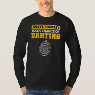 Vandaag s Voorspelling 100 Kans Op Dartende Pijlen T-shirt