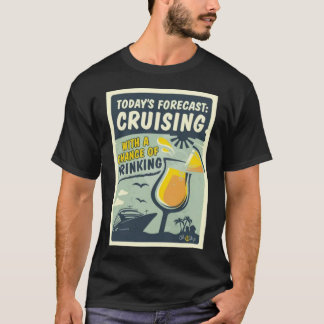 Vandaag’s Voorspelling Zeilen Met een Kans op Drin T-shirt