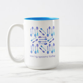 Vandaag spaart u Spoons! Tweekleurige Koffiemok